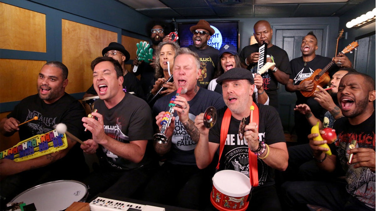 metallica music fallon