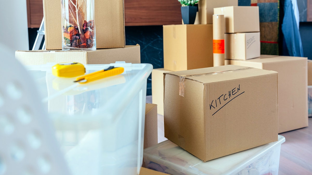 moving boxes istock