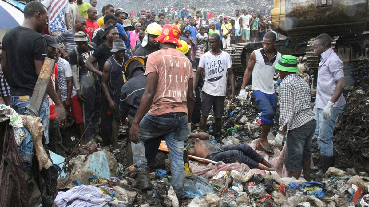 Mozambique garbage collapse