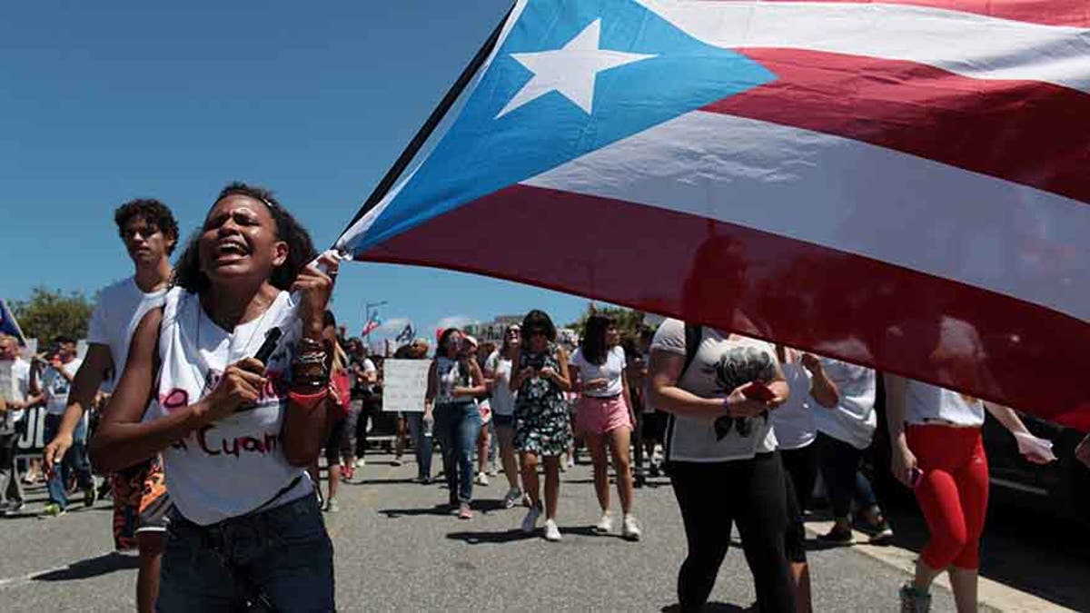 Puerto Rico protest flag