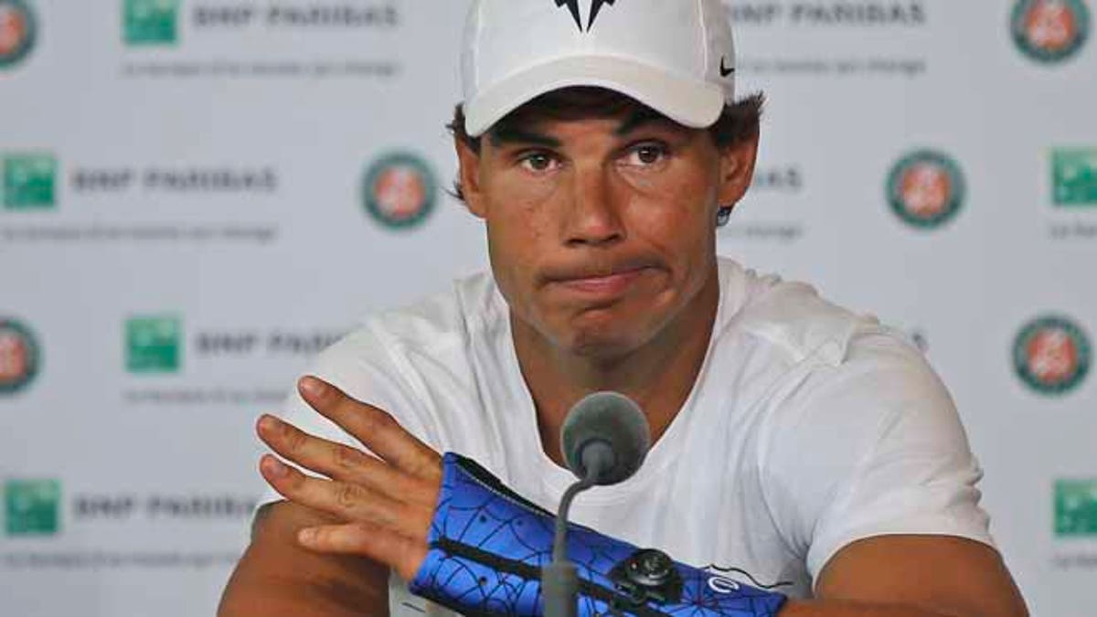 APTOPIX France Tennis French Open Nadal