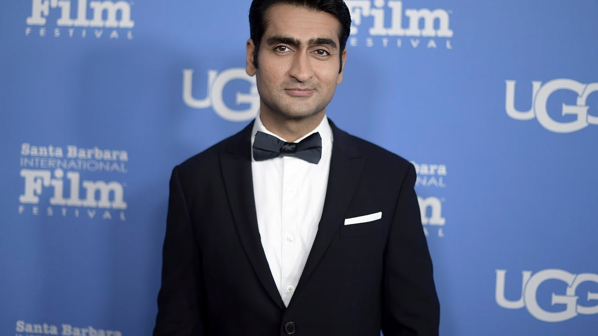 Kumail Nanjiani attends the 2018 Santa Barbara International Film Festival Virtuosos Award ceremony at the Arlington Theatre on Saturday, Feb. 3, 2018, in Santa Barbara, Calif. (Photo by Richard Shotwell/Invision/AP)