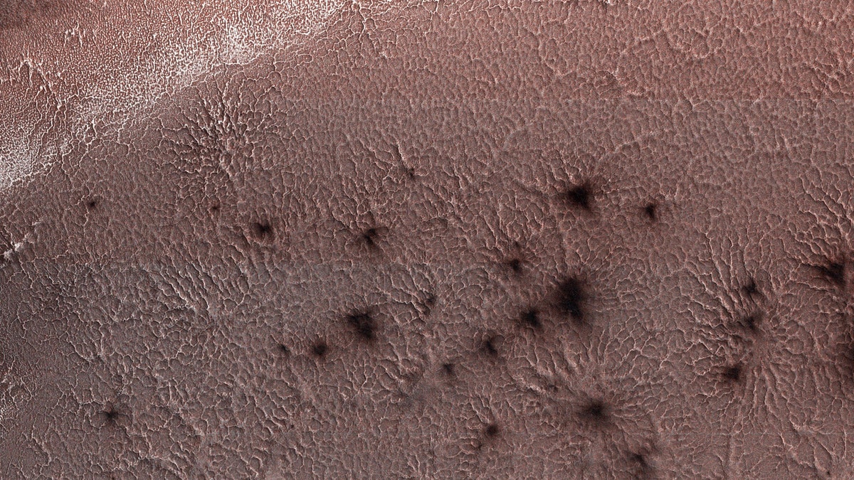 NASA spiders on Mars
