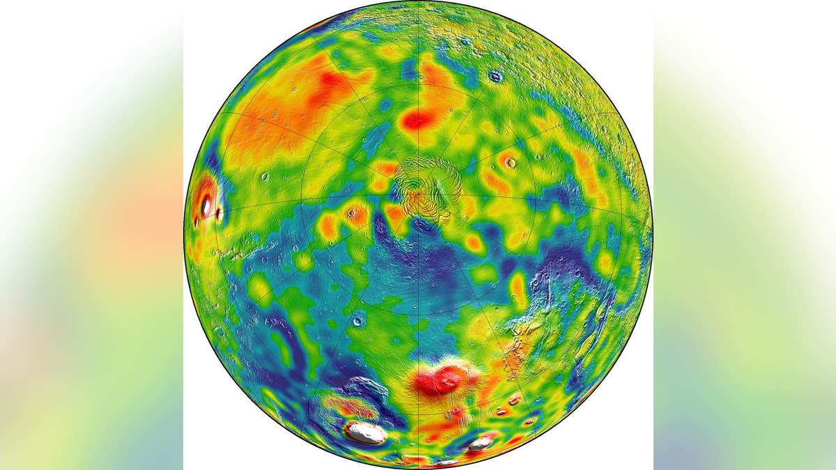 NASAMarsGravityMap