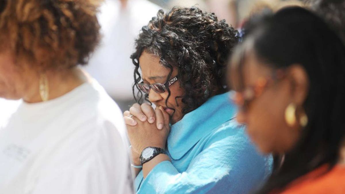 woman in prayer