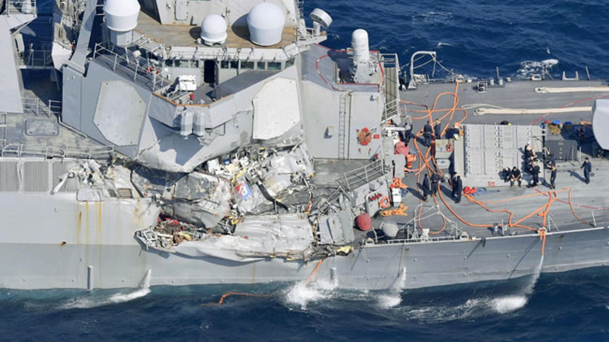 navy ship collision