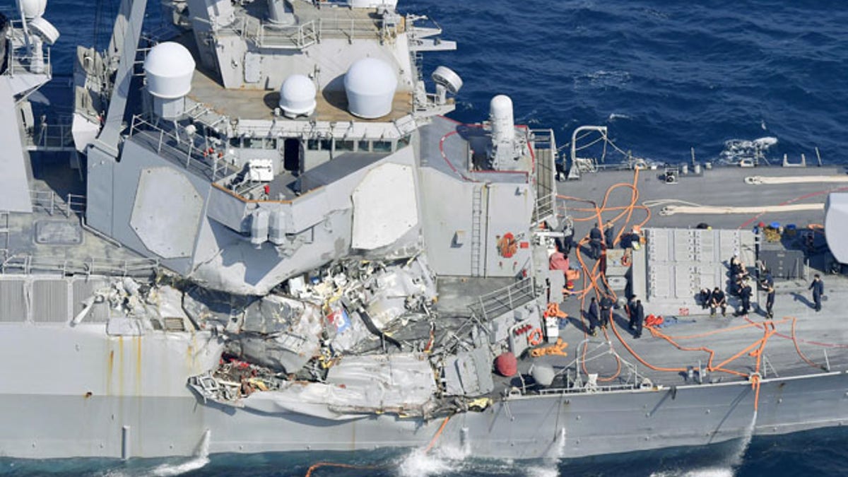 navy ship collision