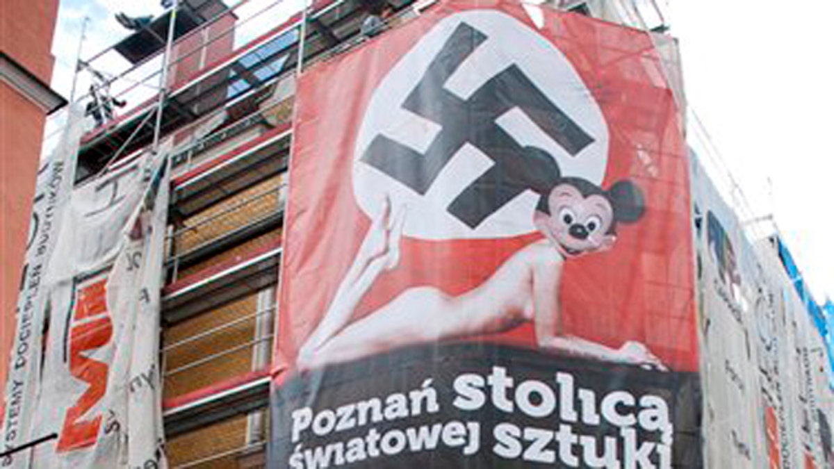 Poland Nazi Mickey Mouse