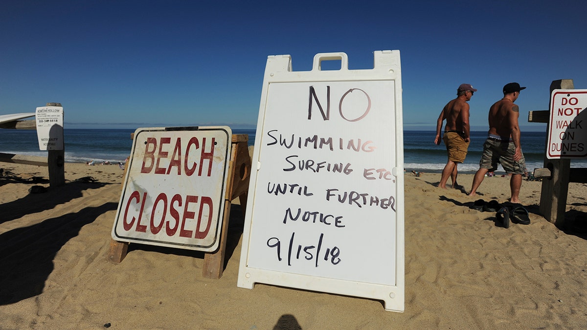 newcomb beach Merrily Cassidy The Cape Cod Times via AP