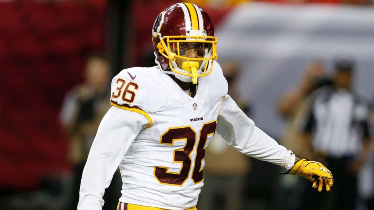 Aug 11, 2016; Atlanta, GA, USA; Washington Redskins defensive back Su'a Cravens (36) in action against the Atlanta Falcons in the third quarter at the Georgia Dome. The Falcons defeated the Redskins 23-17. Mandatory Credit: Brett Davis-USA TODAY Sports