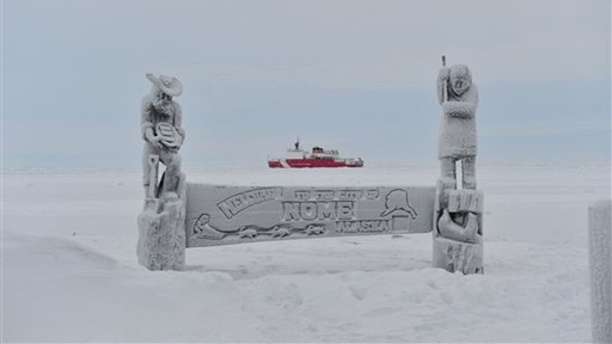 APTOPIX Nome Iced In