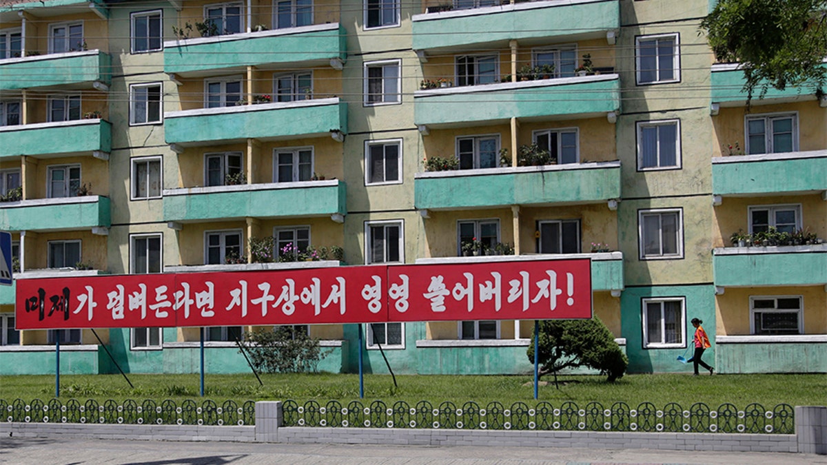 north korea banner