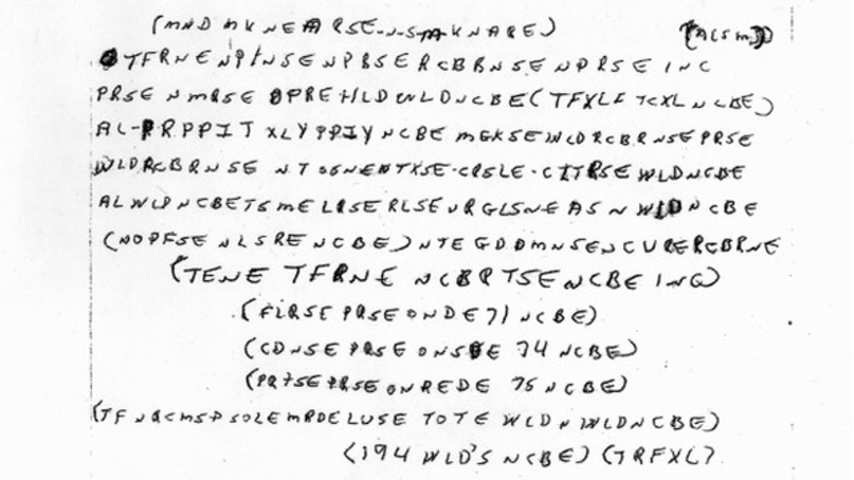 FBI Flooded With Tips on Encrypted Notes From 1999 Murder Mystery