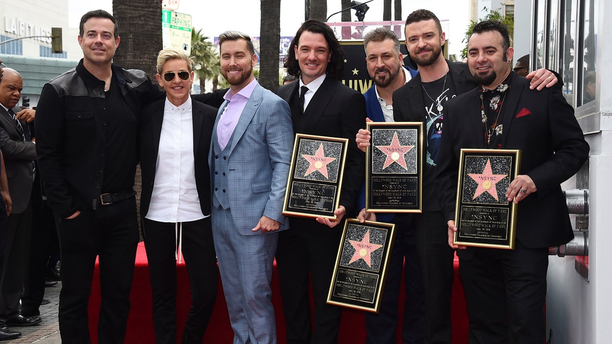 Nsync Reunites For Hollywood Walk Of Fame Star Ceremony Fox News