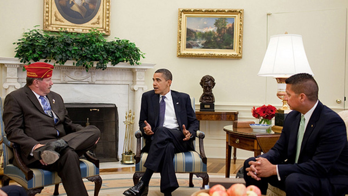 Presiden Obama bertemu dengan Komandan Legiun Amerika
