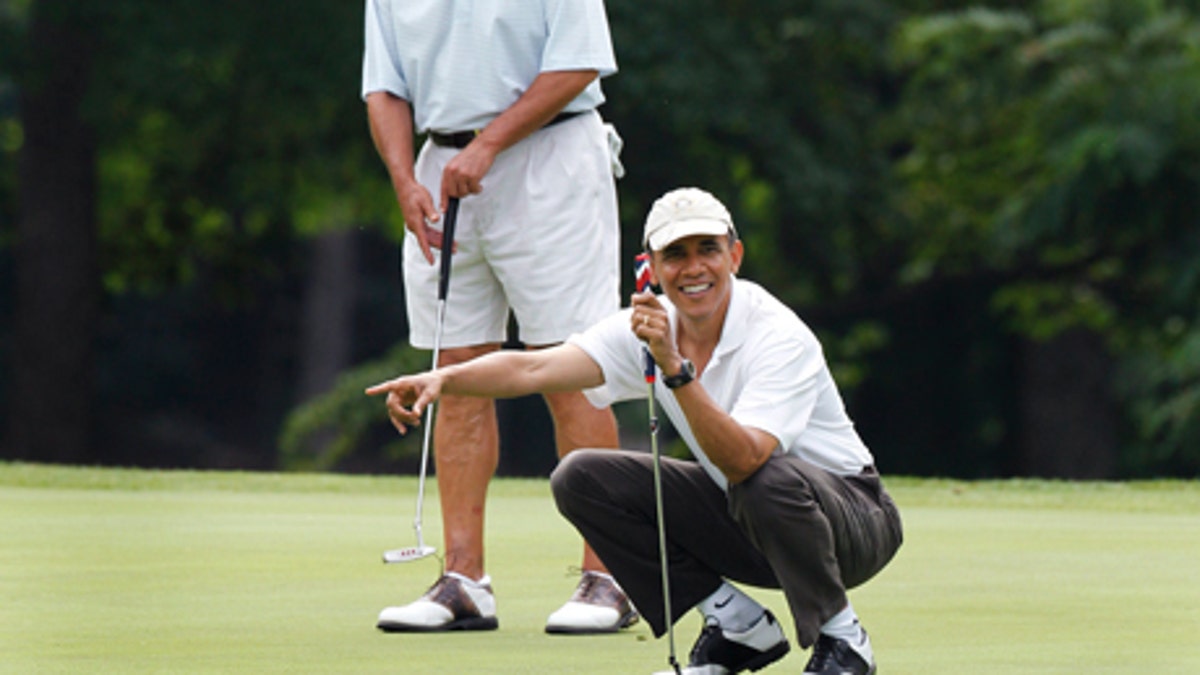 Obama Boehner Golf