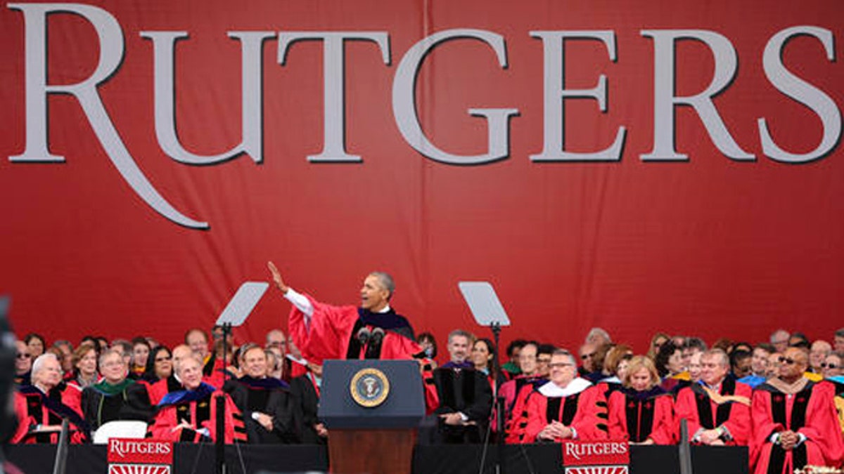 Obama Rutgers