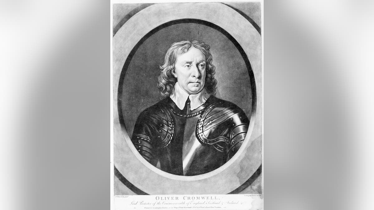 M0011860 Portrait of Oliver Cromwell