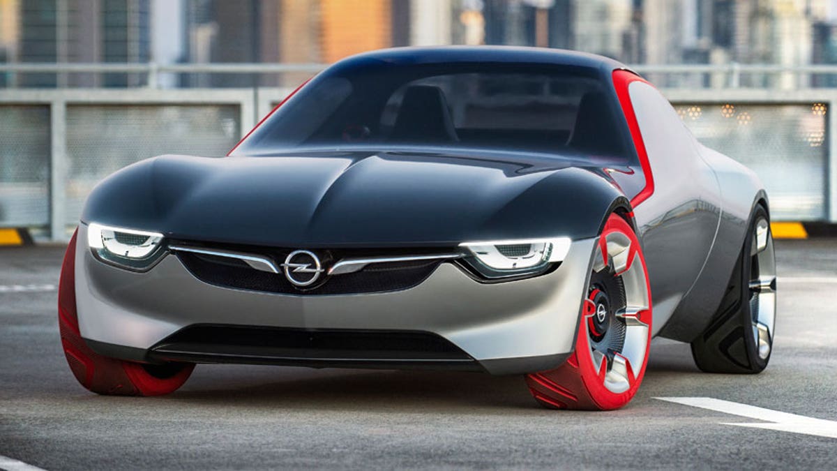 Pence lotus meer en meer Retro-modern Opel GT concept is GM's sports car of the future | Fox News