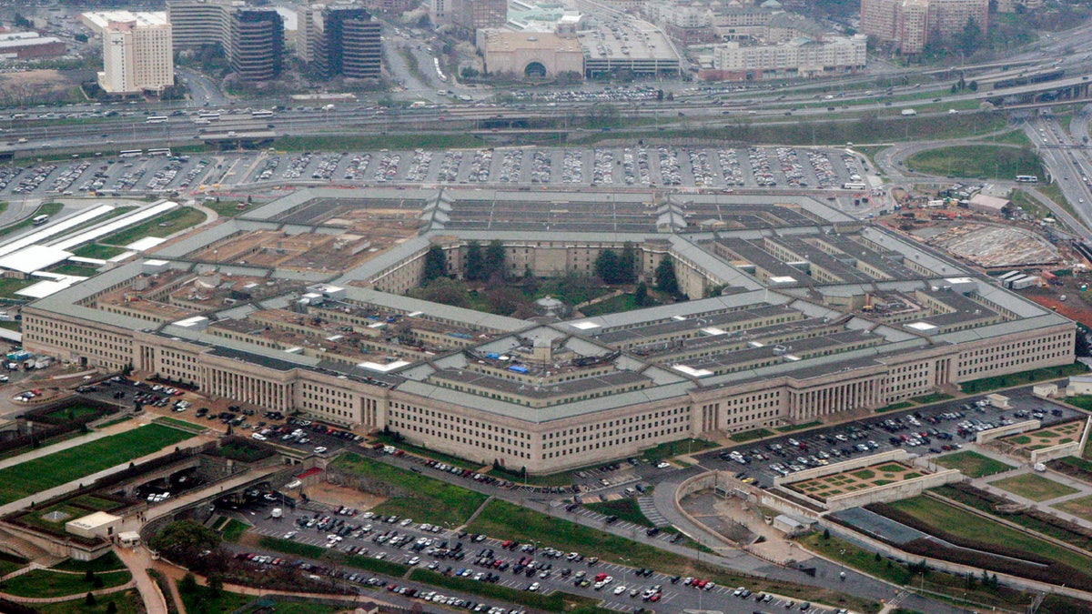 The Pentagon is seen from above