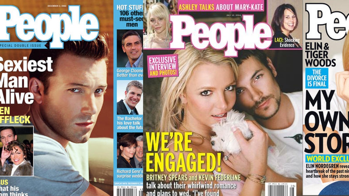 People magazine covers composite ap graphics