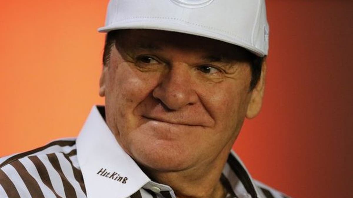 Rose was banned from baseball for betting on games as a manager.