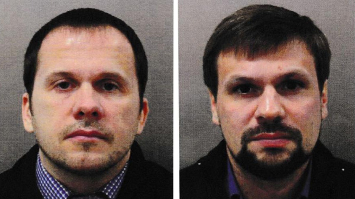 The two other suspects in the Salisbury poisoning case are Col Alexander Mishkin (left) and Col Anatoliy Chepiga (right)
