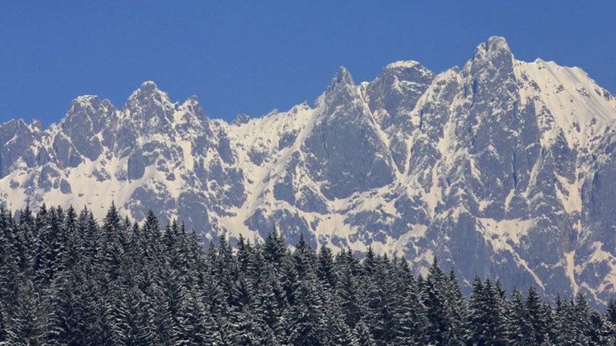 The mountains of the Kitzbuehel Alps in Austria are pictured on January 25, 2013. A 42-year-old British man has died in the Austrian Alps after losing his balance and plunging around 200 metres (650 feet) down a steep slope, police said.