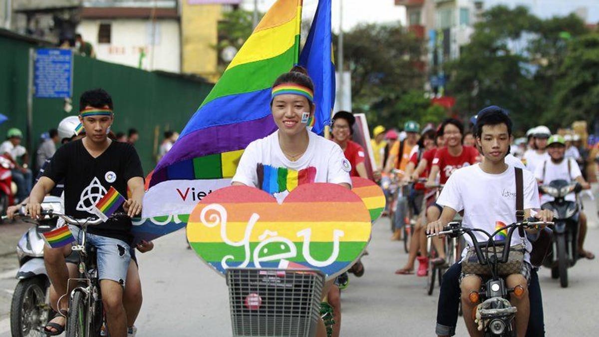 Activists parade for gay rights in Vietnam | Fox News