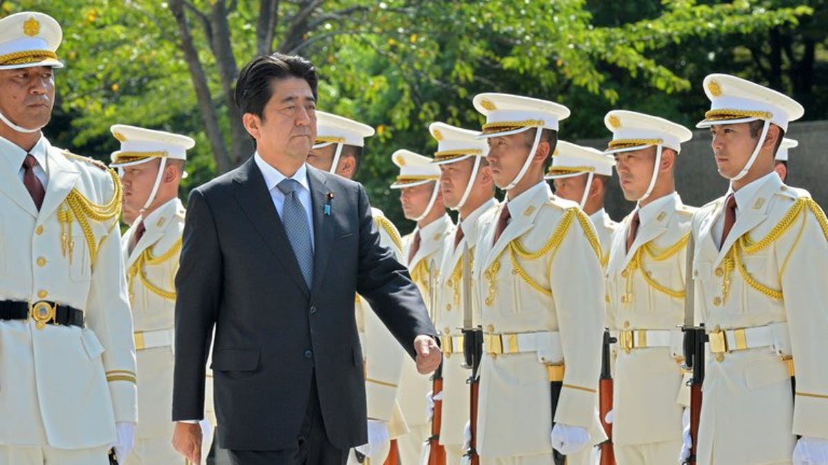 Shinzo Abe, Japan's prime minister, is seen in 2013
