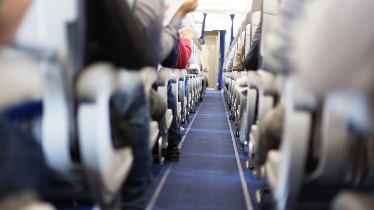 plane aisle istock