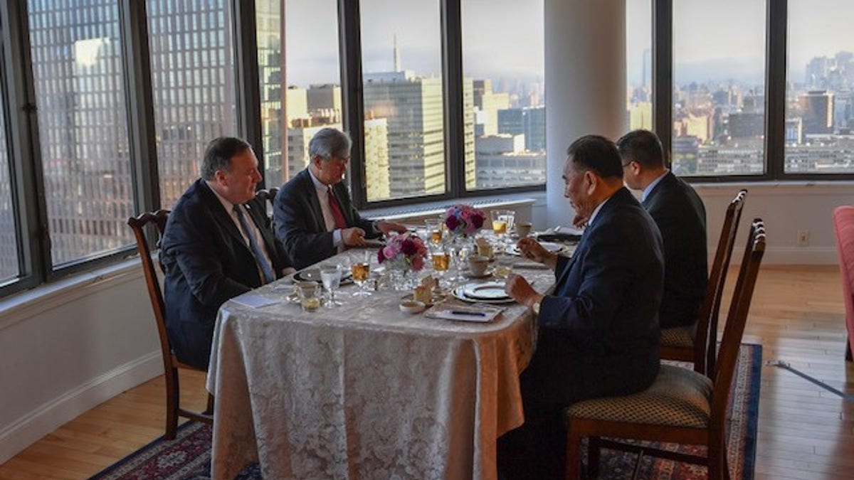 pompeo kim jong chul dinner nyc