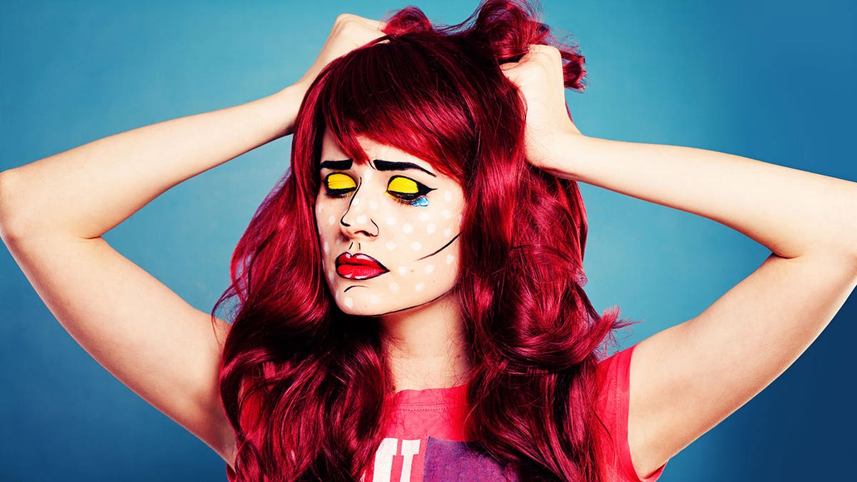 pop art lichtenstein makeup istock