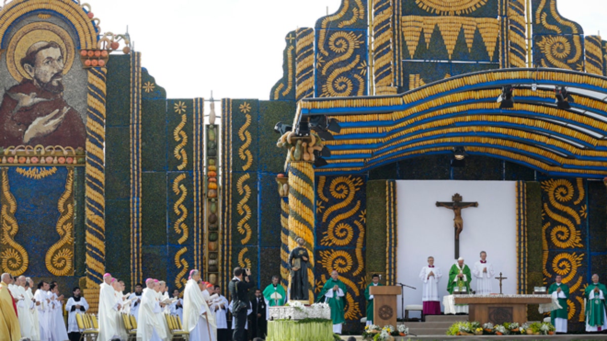 APTOPIX Paraguay Pope South America