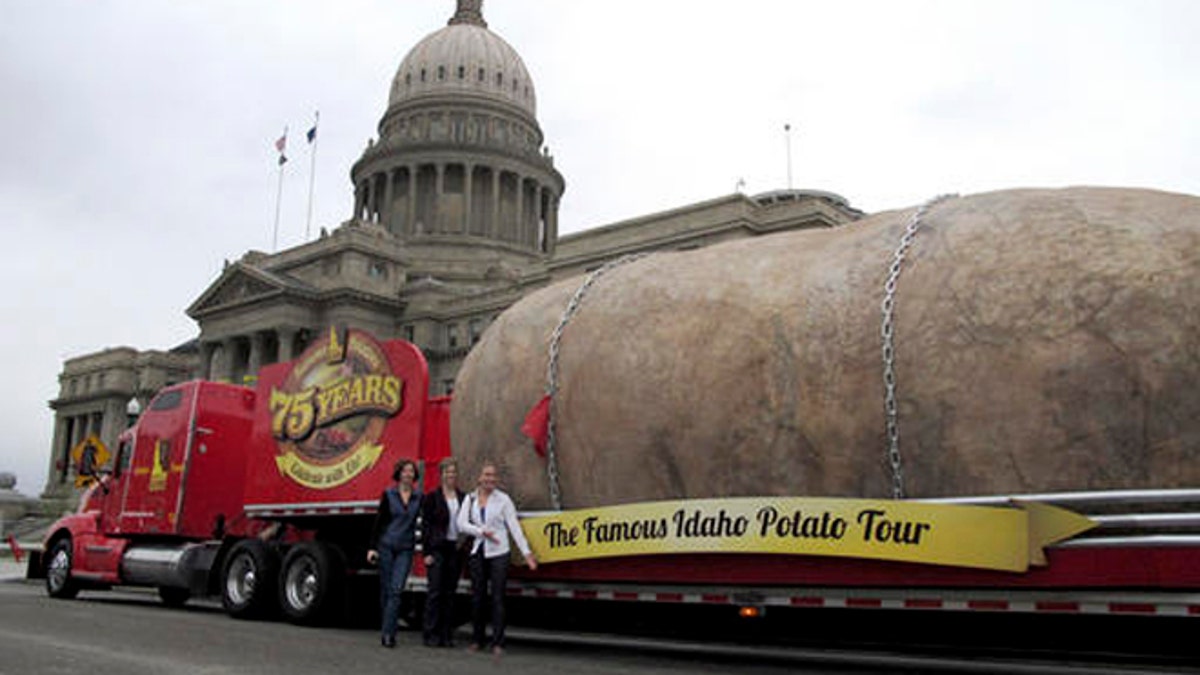 Idaho potato truck