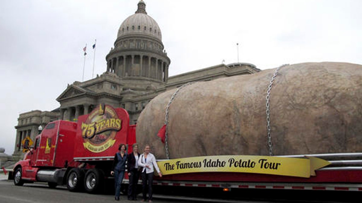 Idaho potato truck