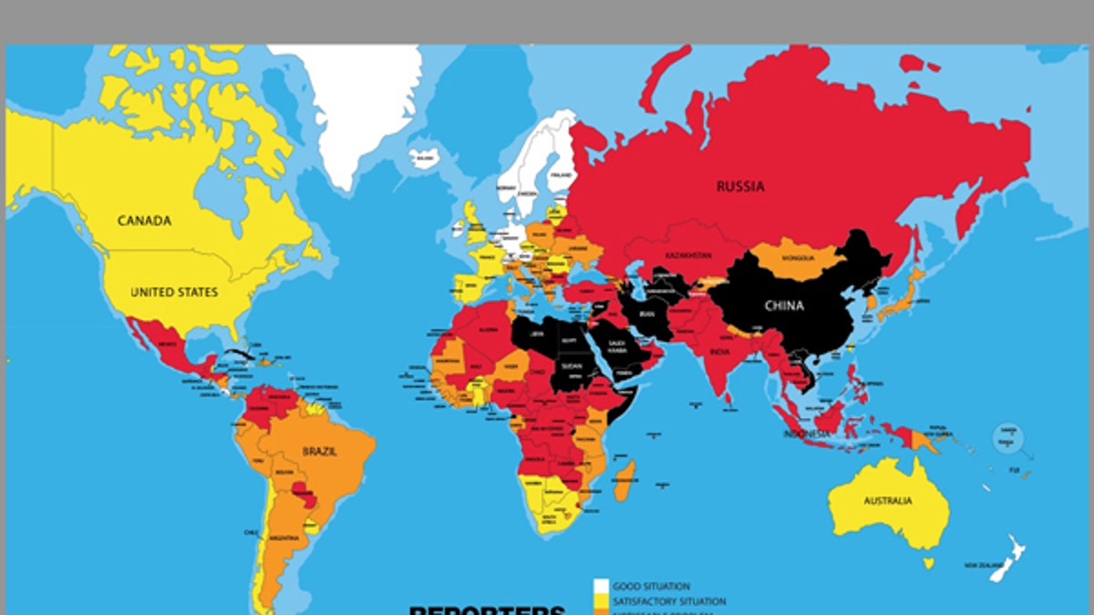 Press Freedom Map