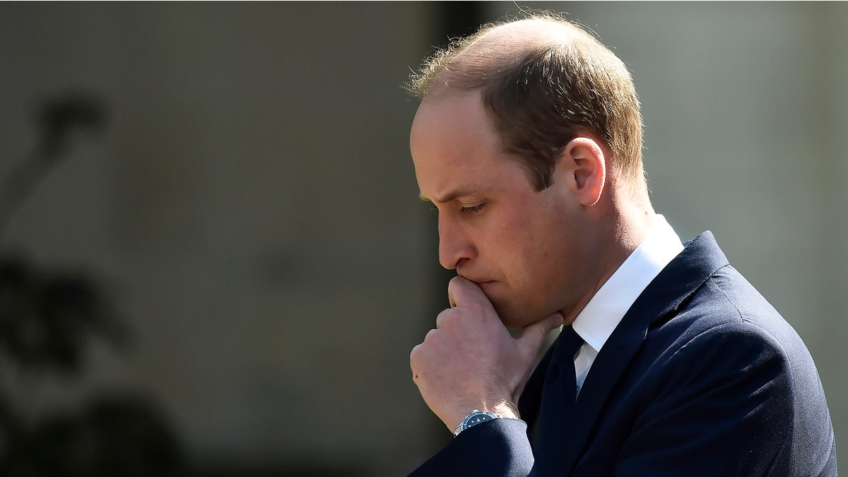 Britain's Prince William leaves a Service of Thanksgiving for the life and work of Lord Snowdon at Westminster Abbey in London, Britain, April 7, 2017. REUTERS/Hannah McKay - RTX34JXQ