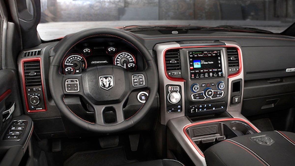 2015 Ram 1500 Rebel Crew Cab 4x4 interior