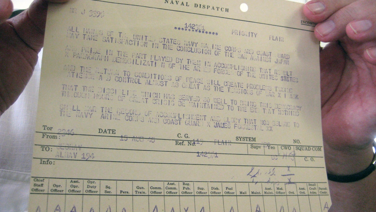Rare WWII Dispatch