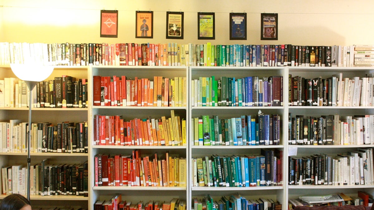 Rainbow of Books.