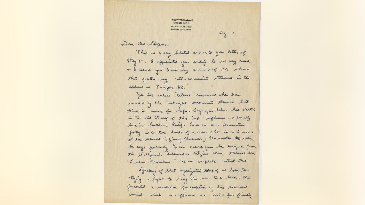 Reagan Letter 2