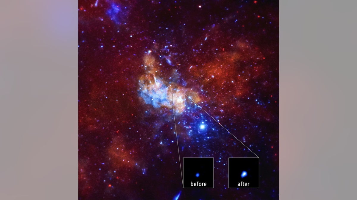 NASA's Chandra Detects Record-Breaking Outburst from Milky Way's Black Hole