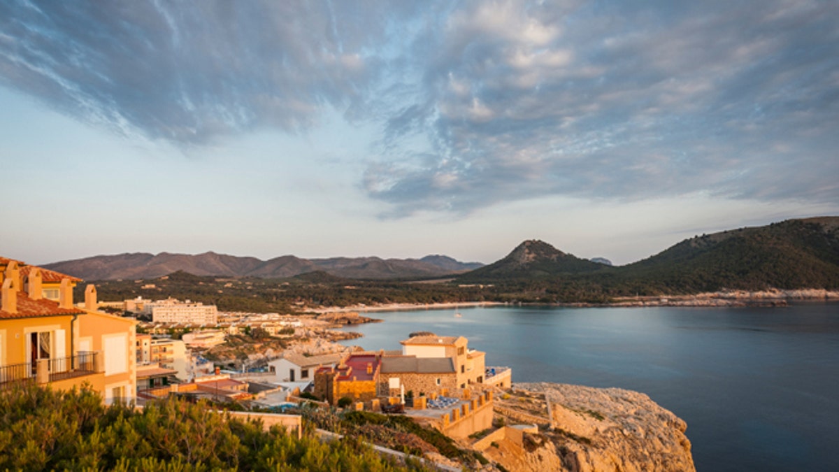 Early morning view on Cala de s' Aguila