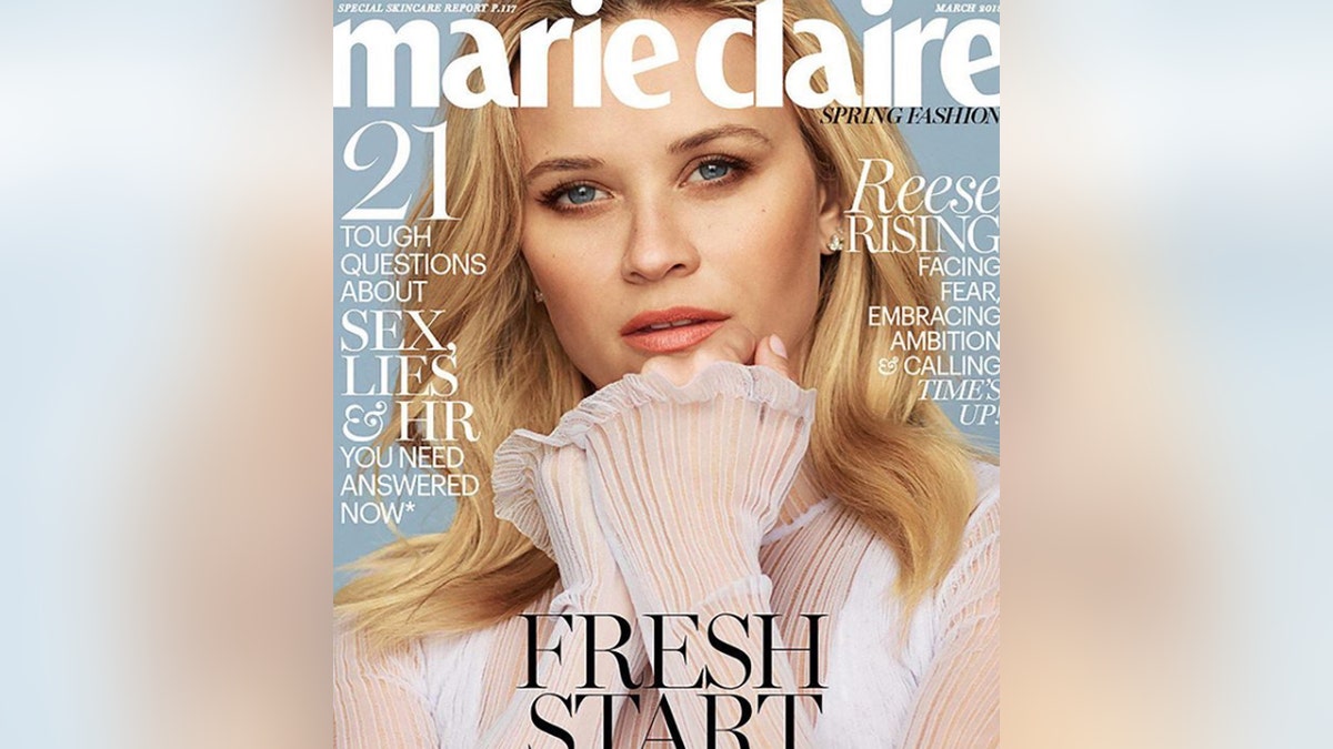 Reese Witherspoon Marie Claire cover
