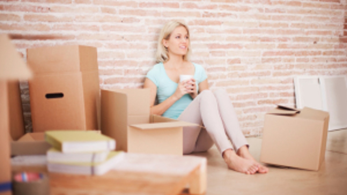 Moving into a new home.