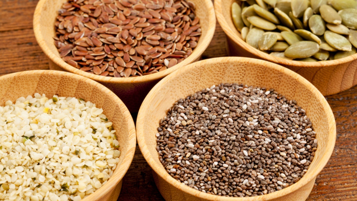 chia and other healthy seeds