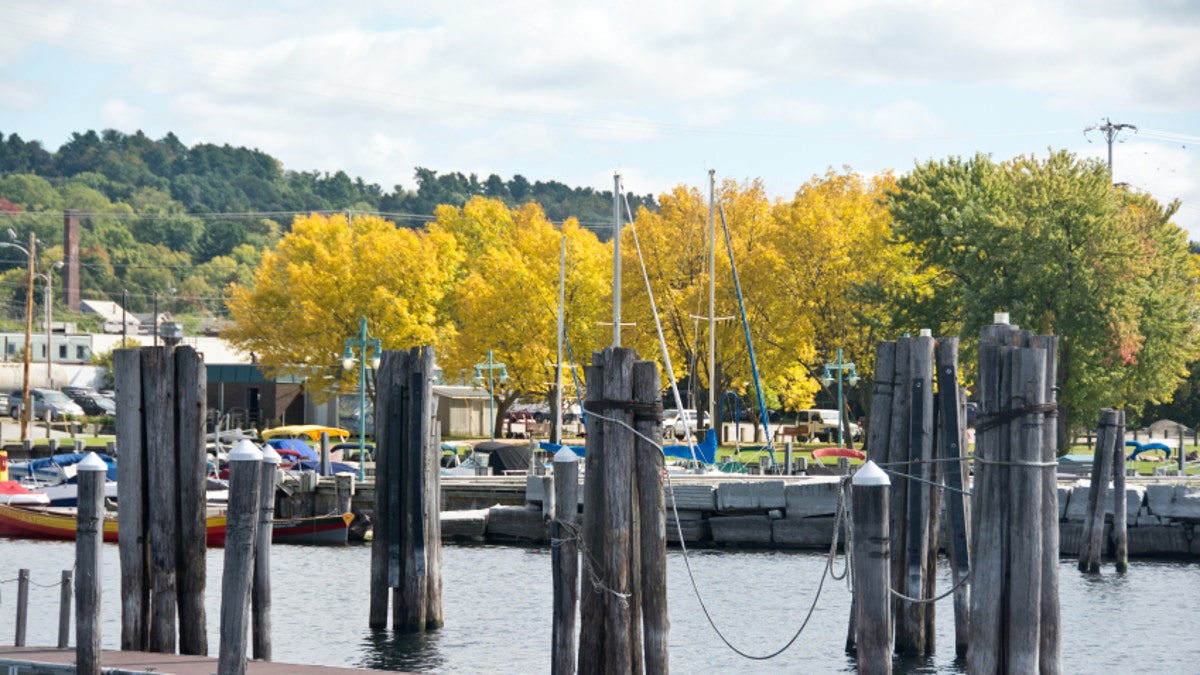 Docks at Burlington, Vermont waterfront