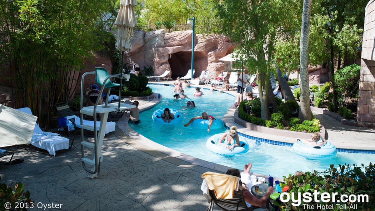 Cancun Resort Las Vegas water slides 