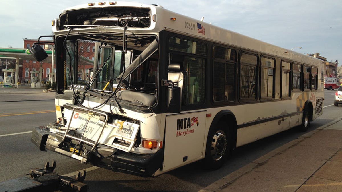 Buses Collide Maryland